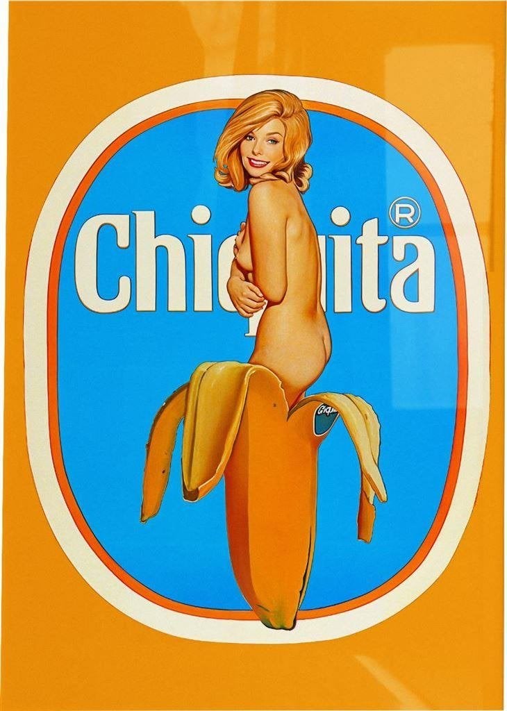 MEL RAMOS CHIQUITA BANANA pin up affiche poster, Verzenden