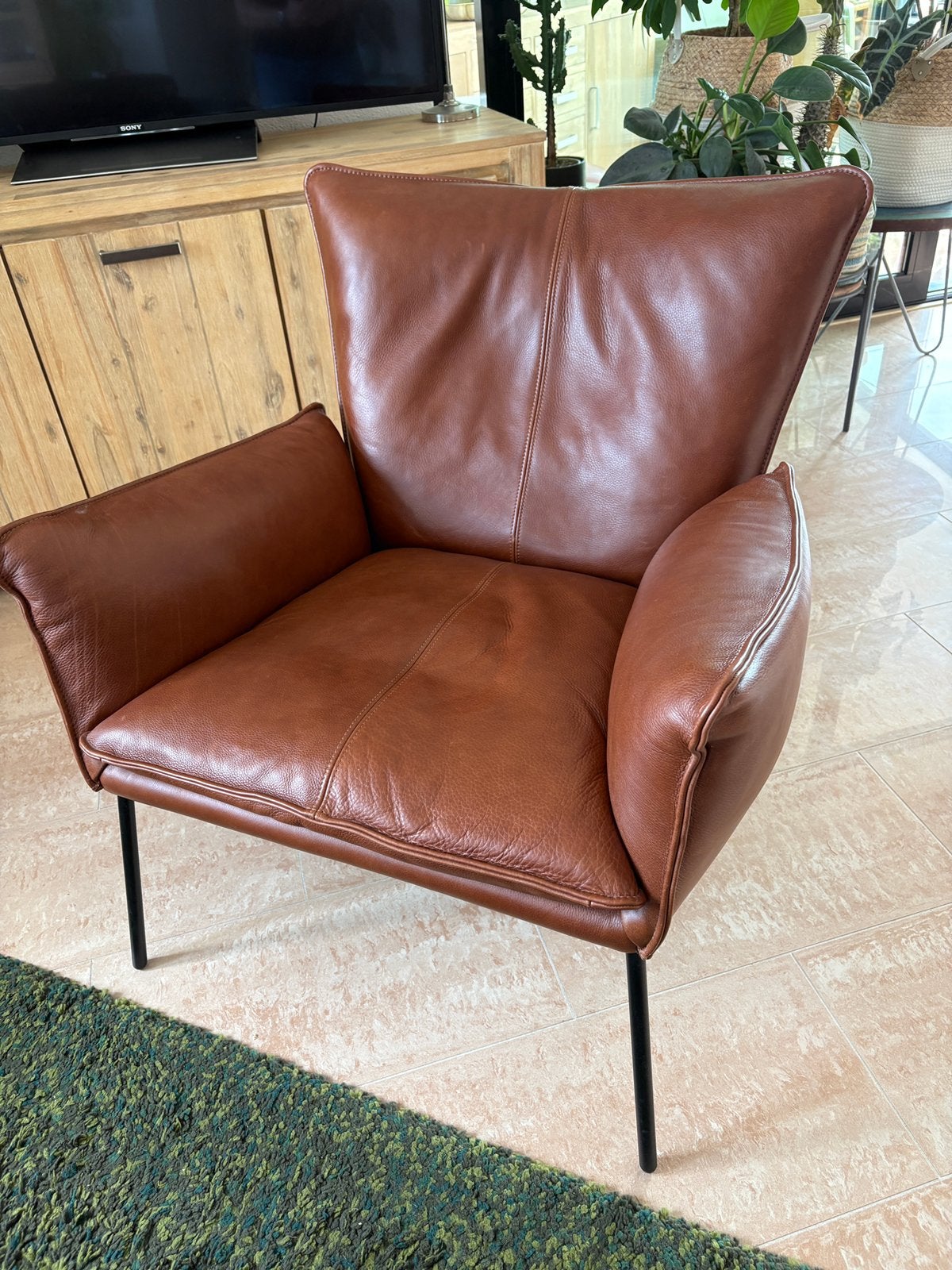 Design Fauteuil,  vrijwel nieuw., Ophalen, Design, Zo goed als nieuw, 50 tot 75 cm