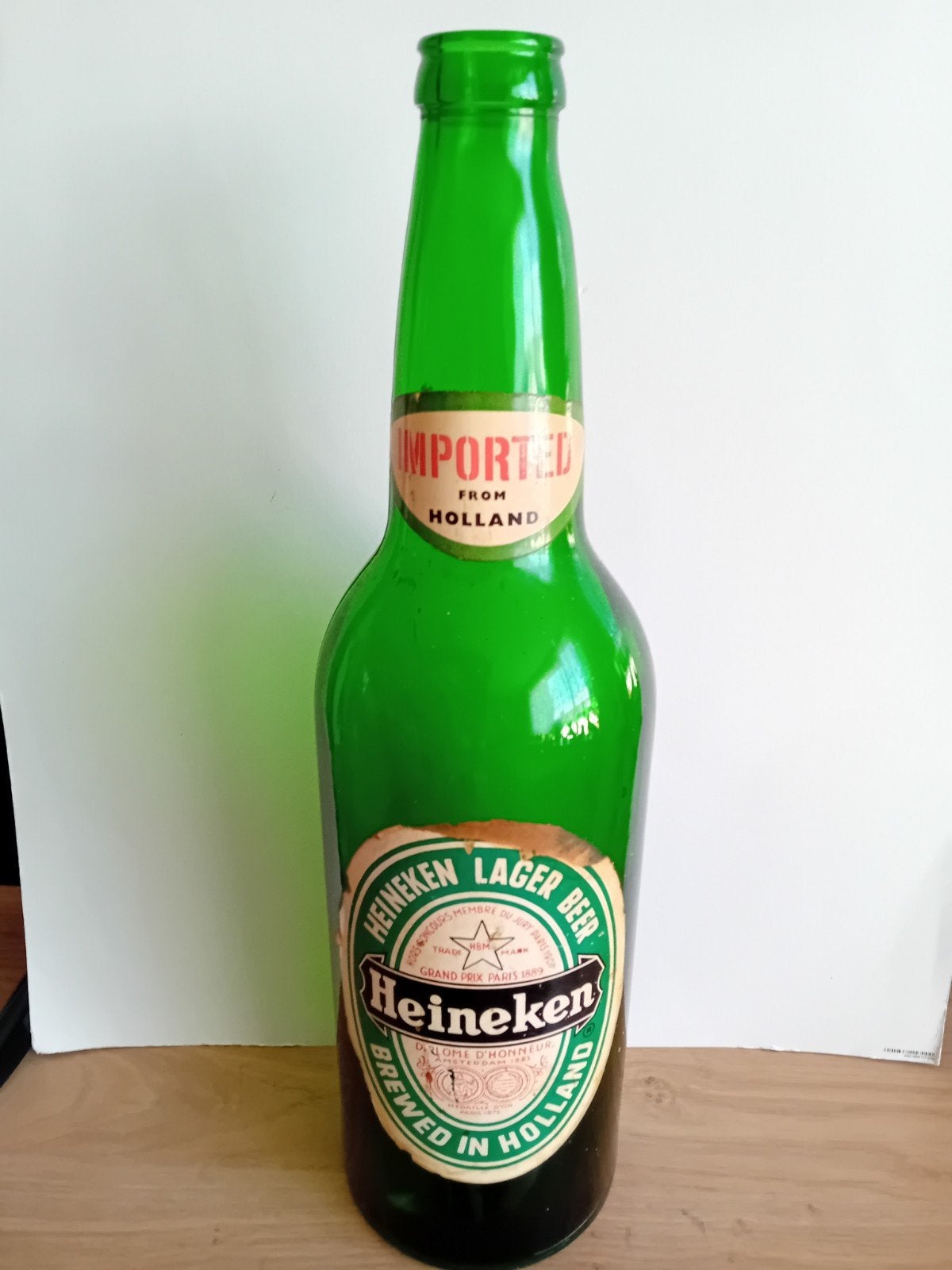 grote Heineken fles hij is 46 cm hoog, Ophalen of Verzenden, Gebruikt, Flesje(s), Heineken