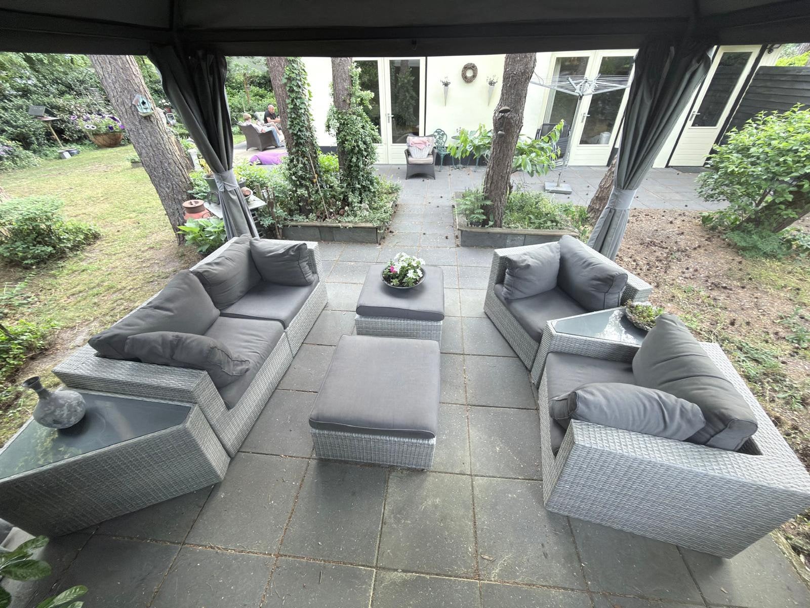 Luxe loungeset van Fonteyn, Tuin en Terras, Ophalen, 5 zitplaatsen, Gebruikt, Loungeset