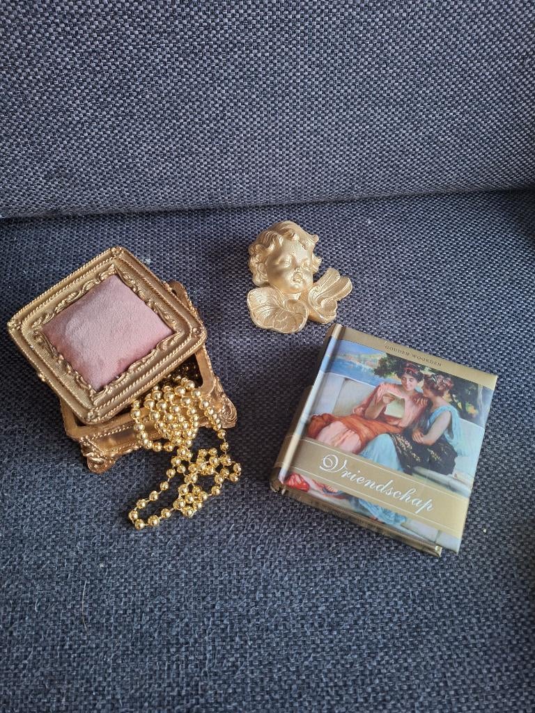 Goudkleurige decoratie / woonaccessoires, Huis en Inrichting, Woonaccessoires | Overige, Ophalen of Verzenden, Nieuw, Goud