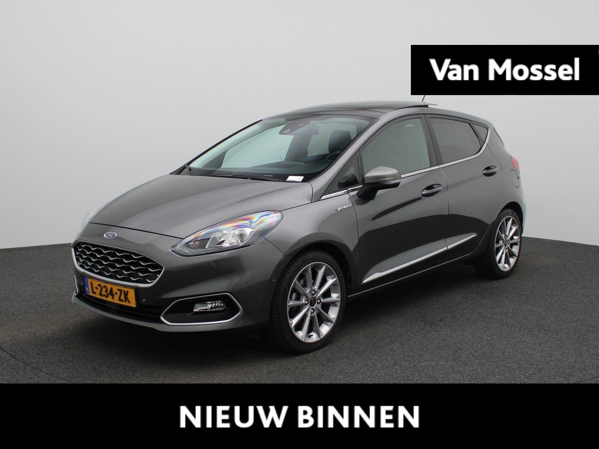 Ford Fiesta 1.0 EcoBoost Hybrid Vignale Panoramadak | Winter, Auto's, Ford, Voorwielaandrijving, 12 maanden, 125 pk, Gebruikt