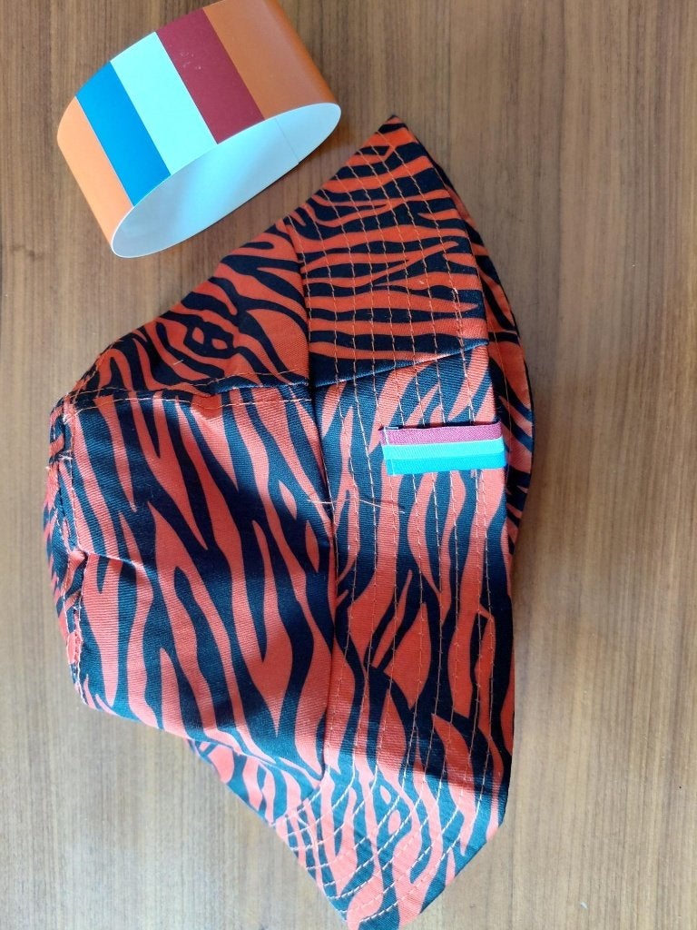 Oranje tijgerprint hoedje. Nieuw., Ophalen of Verzenden, Nieuw, Hoed of Pruik, Oranje of Koningsdag