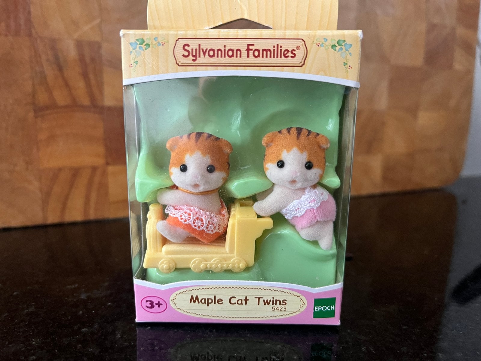 Sylvanian Families Maple Cat Twins, Ophalen of Verzenden, Zo goed als nieuw, Jongen of Meisje