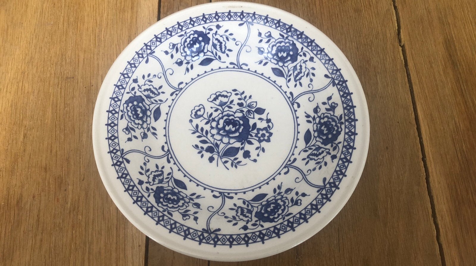 Boch bord , 22,5 diameter, Ophalen of Verzenden