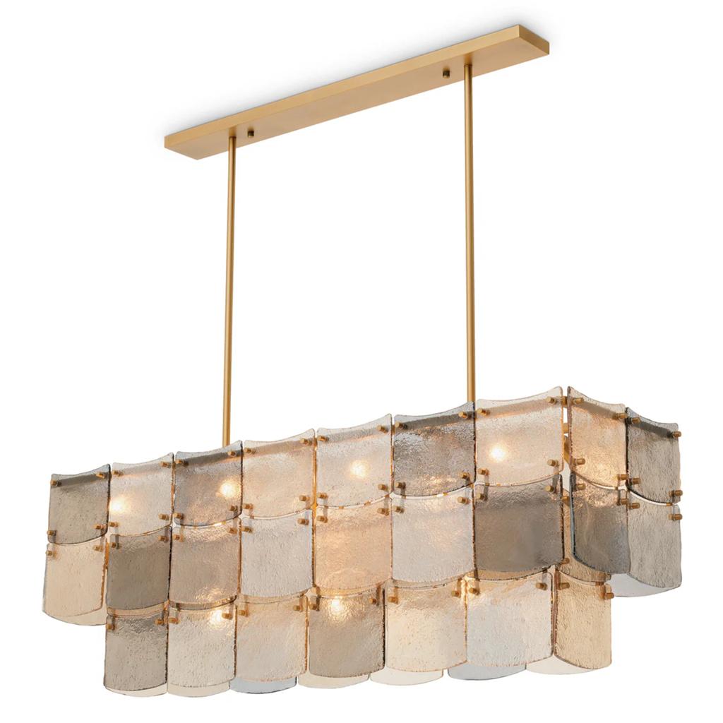 Chandelier Laurent rectangular | Eichholtz Sale, Ophalen of Verzenden, Nieuw, Minder dan 50 cm