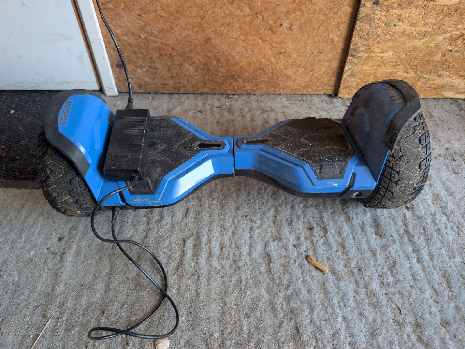 Blauwe Gyroor Hoverboard met Oplader - Off-road banden, Ophalen, Gebruikt, Elektrische step (E-scooter), Gyroor