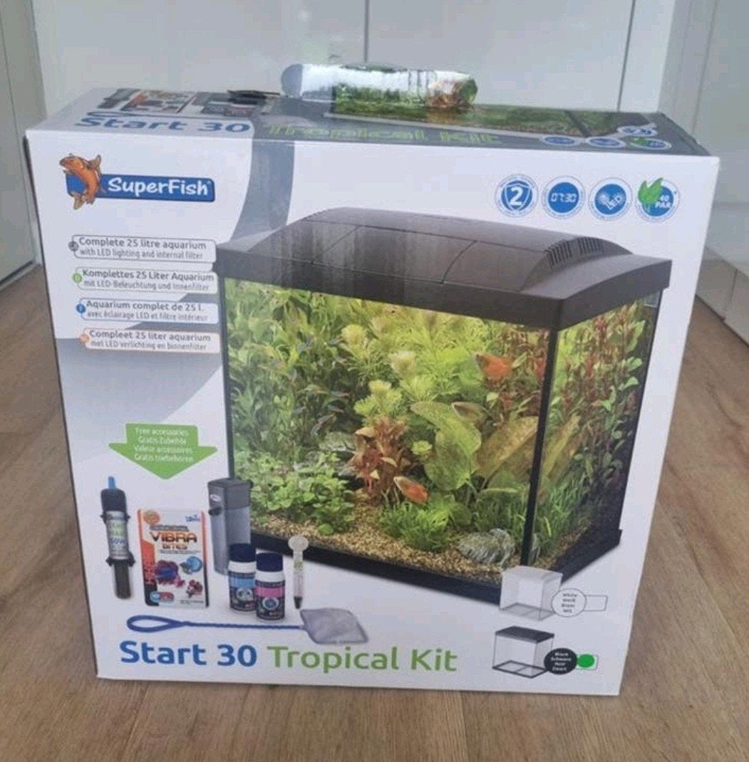 Superfish Aquarium Start 30 Tropical Kit aquarium, Dieren en Toebehoren, Vissen | Aquaria en Toebehoren, Leeg aquarium, Ophalen of Verzenden