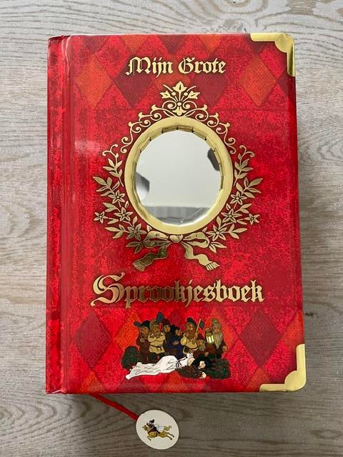 Sprookjesboek met spiegel, Boeken, Sprookjes en Fabels, Ophalen, Zo goed als nieuw