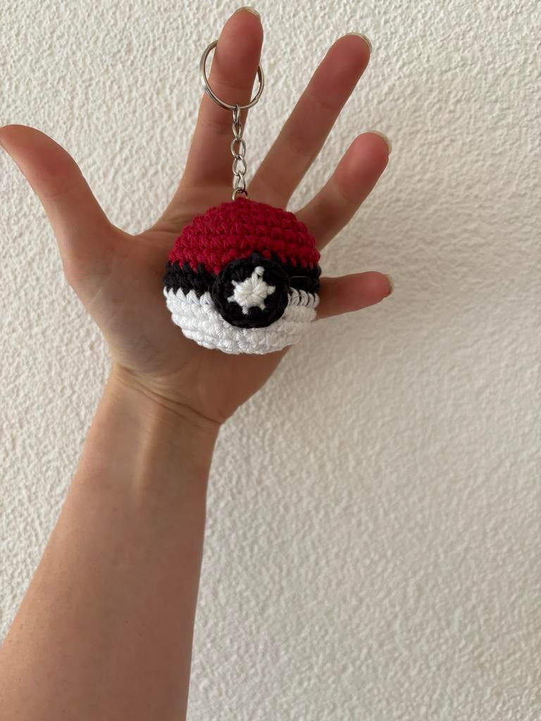 Gehaakte Pokeball sleutelhanger, Ophalen of Verzenden, Nieuw