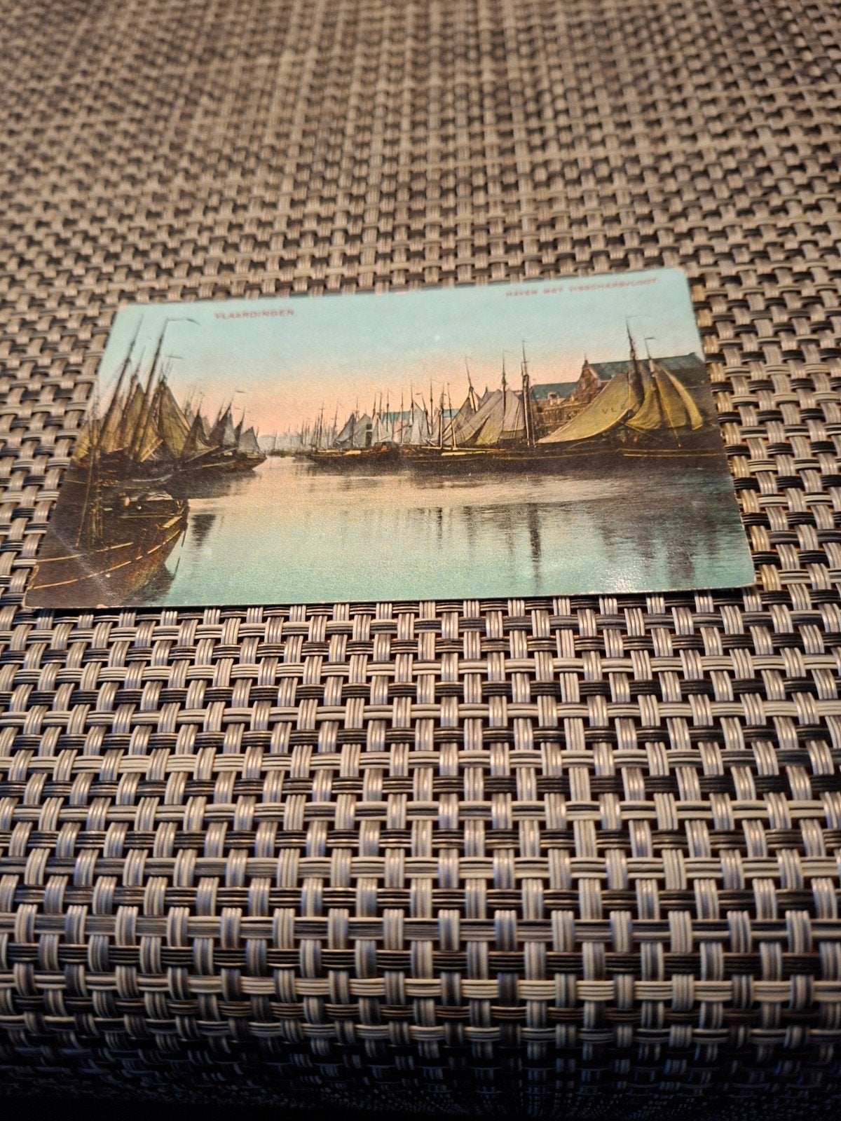 Vlaardingen Haven met Schepen, Ophalen of Verzenden, Voor 1920, Gelopen, Zuid-Holland