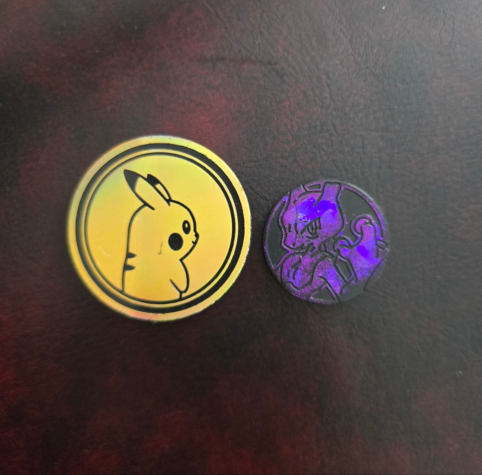 Pokémon Munten - Pikachu & Mewtwo Token, Ophalen of Verzenden, Gebruikt