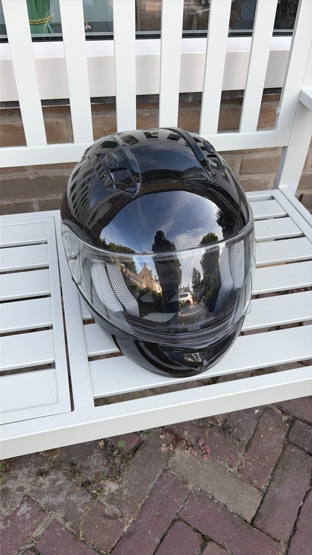 Motorhelm maat M, Motoren, Ophalen, Tweedehands, Integraalhelm, Overige merken