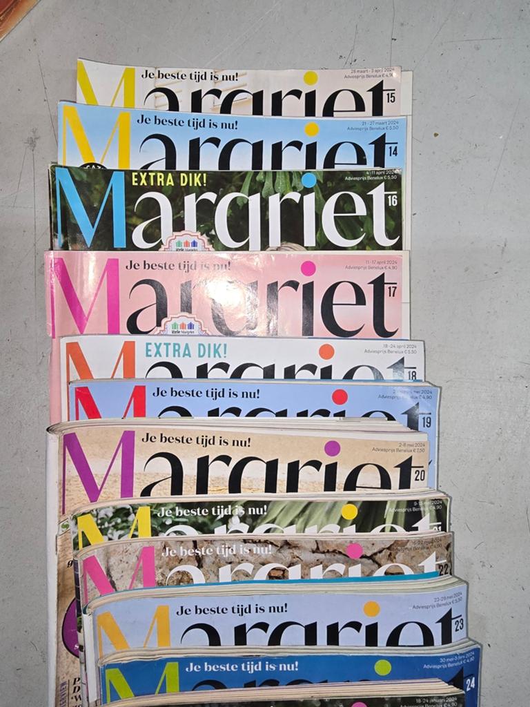 Libelle en Margriet, Ophalen of Verzenden, Gelezen, Damesbladen