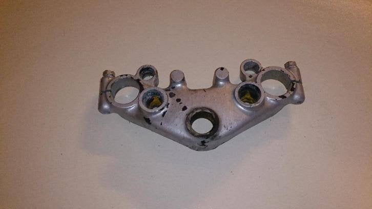 Kawasaki KZ250 kroonplaat Z250 Z250LTD balhoofdplaat topyoke, Ophalen of Verzenden, Gebruikt