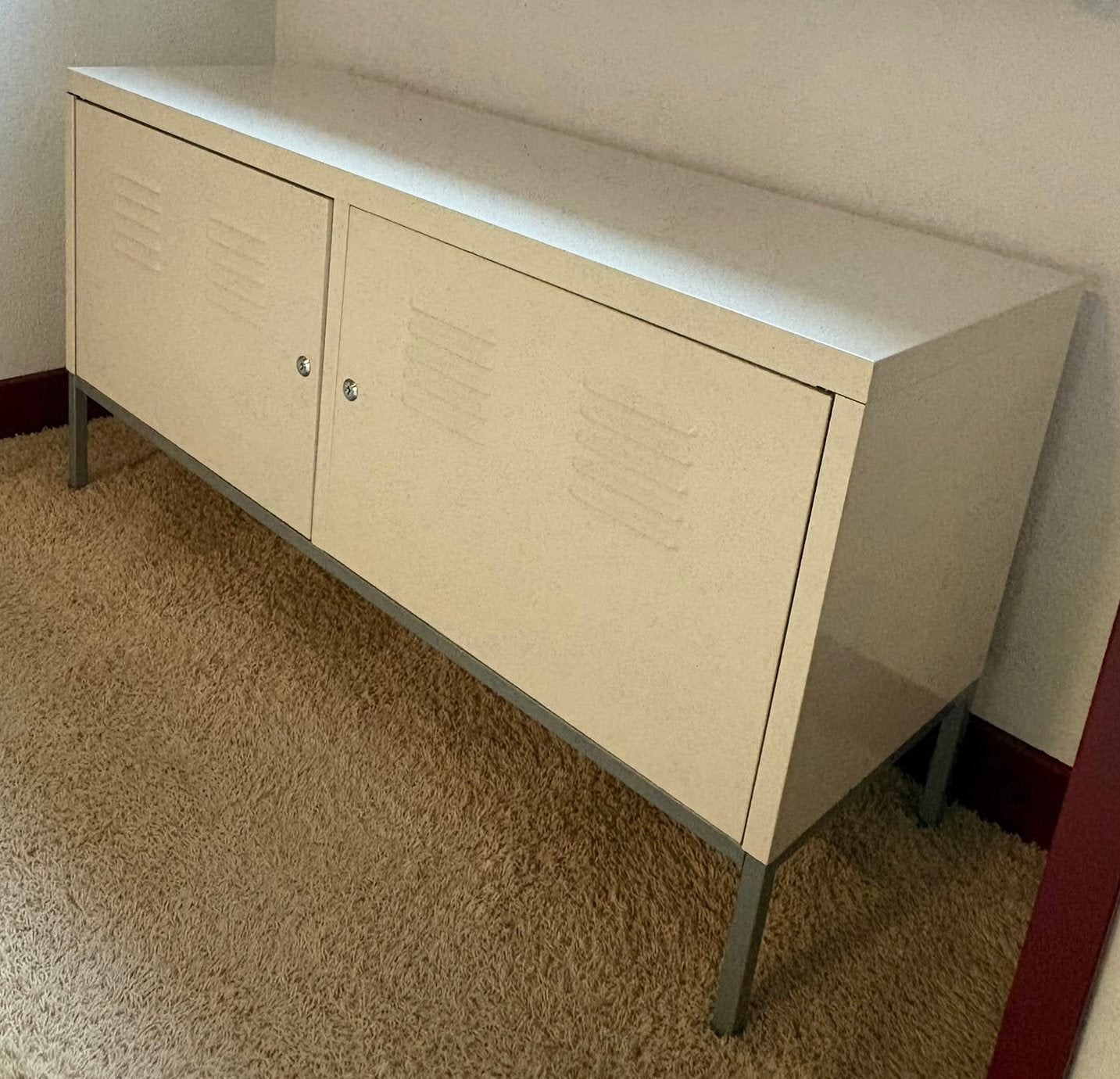 Dressoir Wit IKEA PS 119*63cm, Huis en Inrichting, Ophalen, 100 tot 150 cm, Metaal, Modern