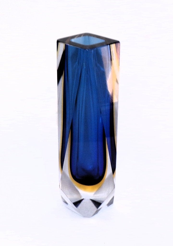 Murano - blokvaas Sommerso techniek, Antiek en Kunst, Ophalen of Verzenden
