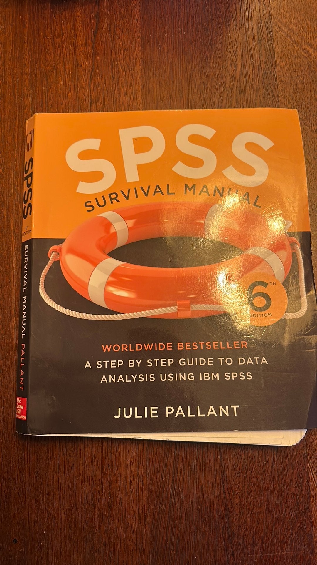 SPSS Survival Manual, 6th Edition, Julie Pallant, Boeken, Ophalen of Verzenden, Zo goed als nieuw, Overige niveaus