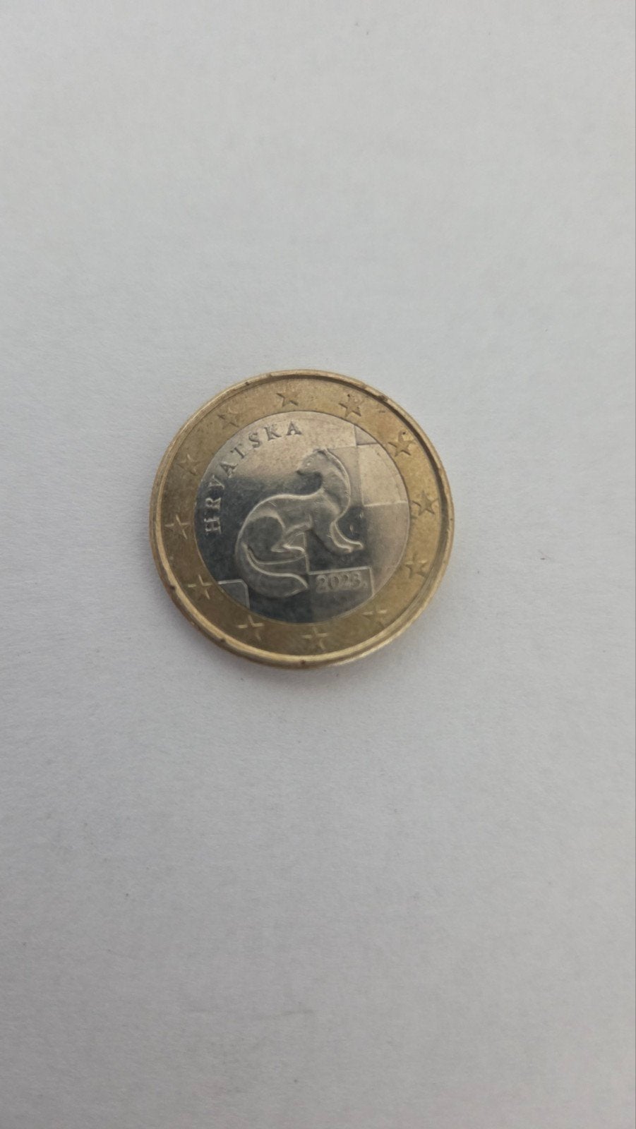 Kroatische 1 Euro munt 2023, Postzegels en Munten, Munten | Europa | Euromunten, Ophalen of Verzenden, Overige landen, 1 euro