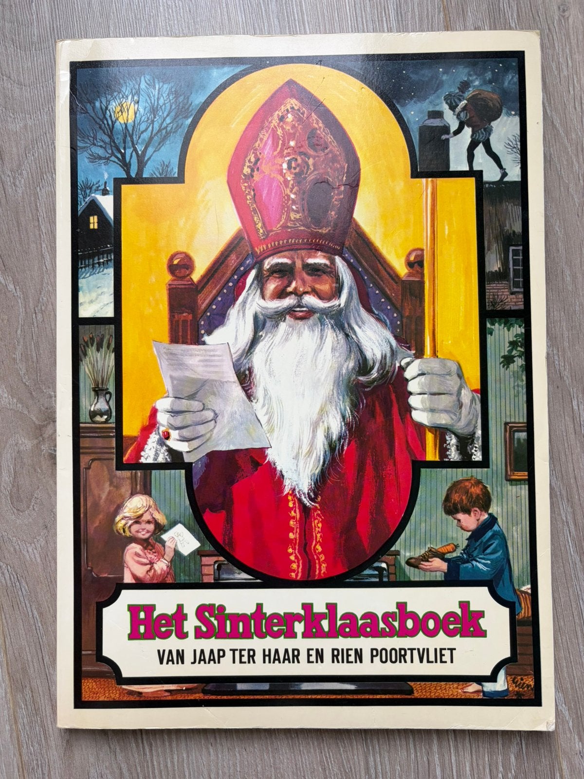 Mooi Sinterklaas kerst boek uit 1986, Ophalen of Verzenden, Gebruikt