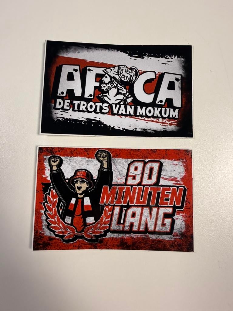 Ajax stickers, Verzenden, Zo goed als nieuw, Meerdere stickers