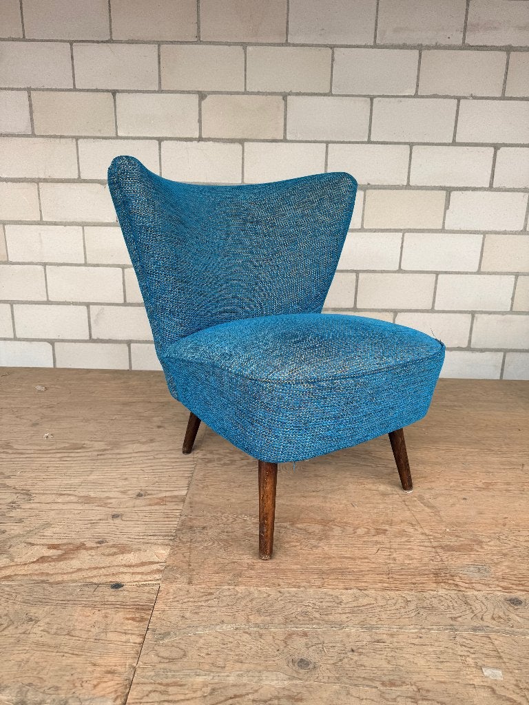 Vintage look cocktail fauteuil, Ophalen, Vintage, 75 tot 100 cm, Zo goed als nieuw