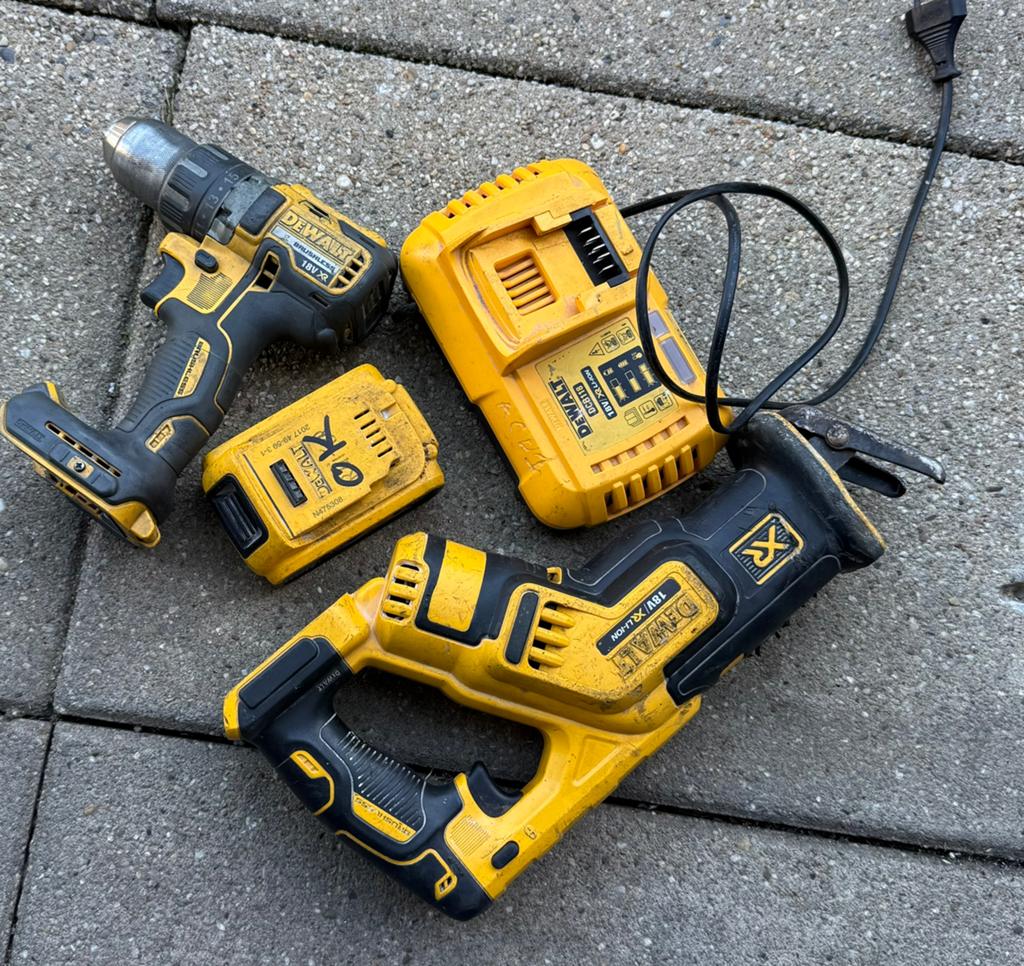Te koop: DeWalt 18V gereedschap set, Ophalen, Gebruikt