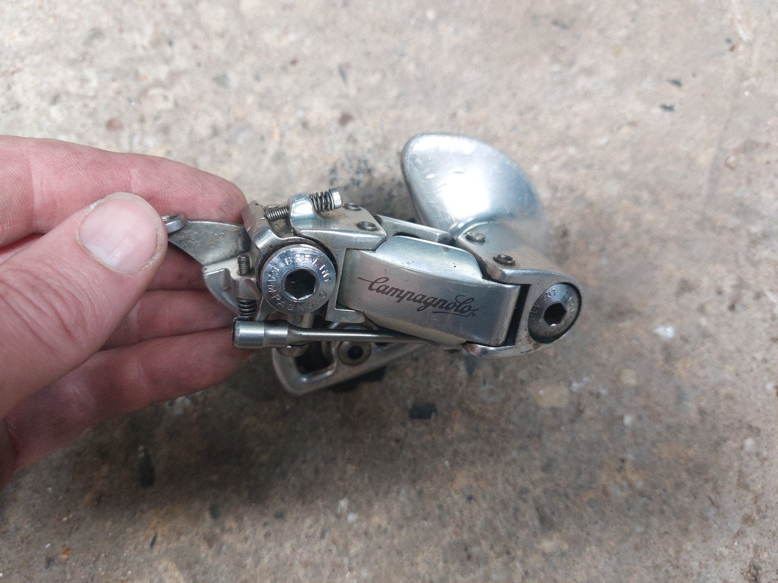 Campagnolo Croce d'aune achterderailleur igst, Gebruikt, Campagnolo, Ophalen of Verzenden, Derailleur of Ketting