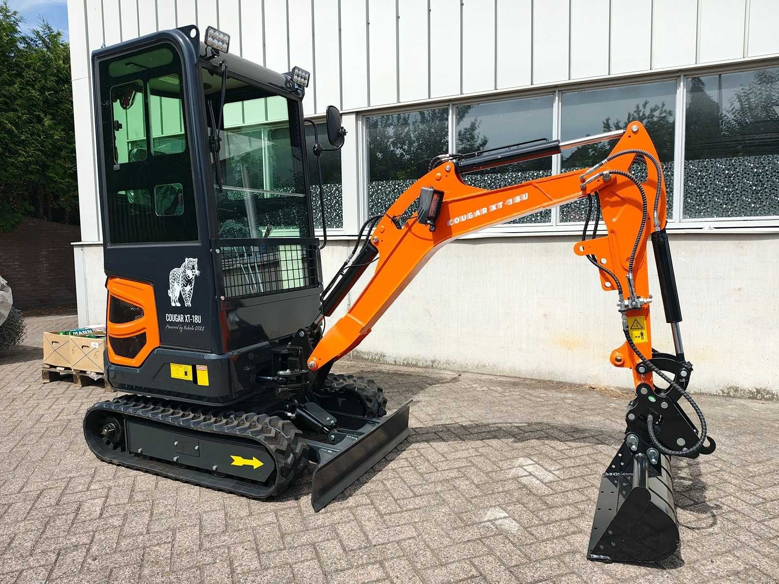 Cougar - 2026 - XT-18U - Minigraafmachine (Kubota) Demo, Graafmachine