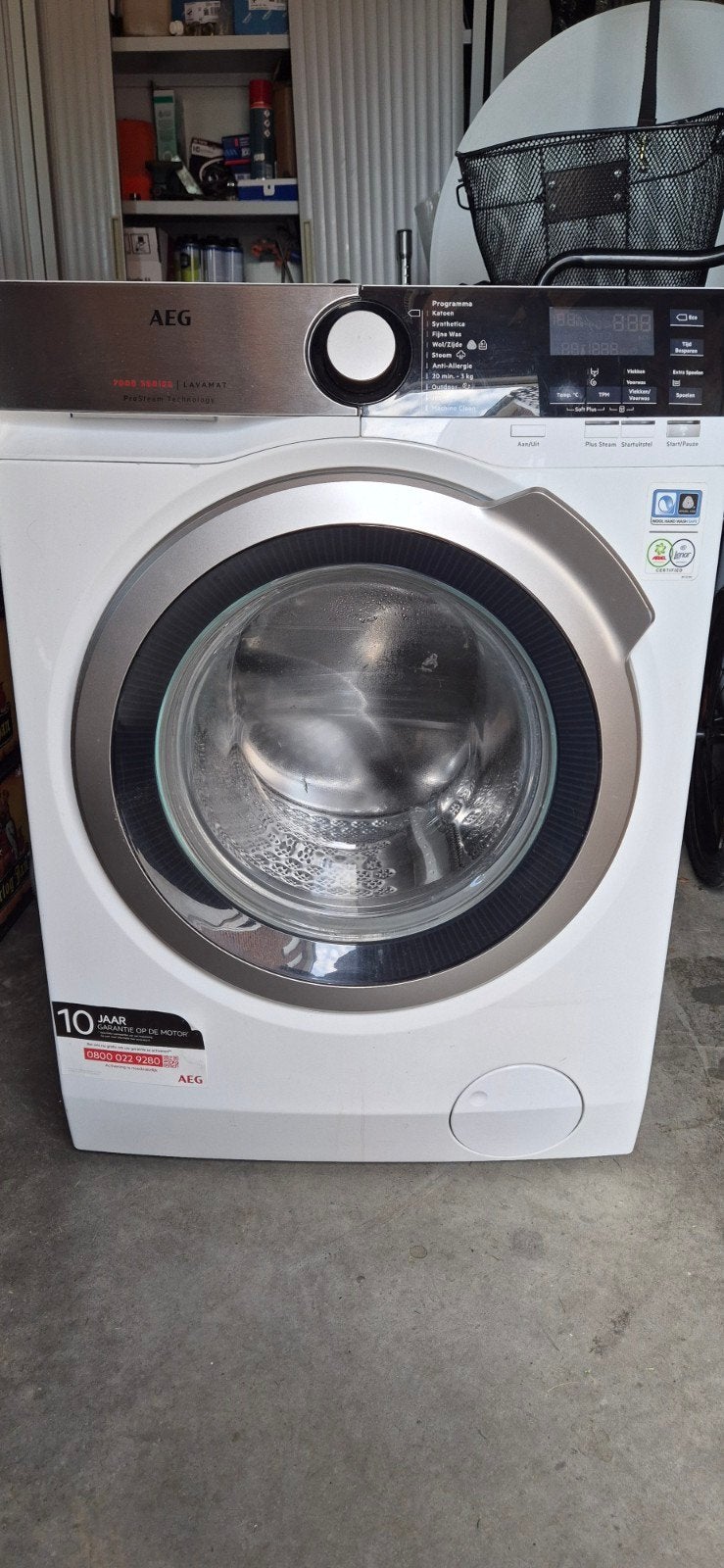 AEG 7000 Series Wasmachine Lagers moeten vervangen worden!!!, Ophalen, 1200 tot 1600 toeren, 8 tot 10 kg, Voorlader