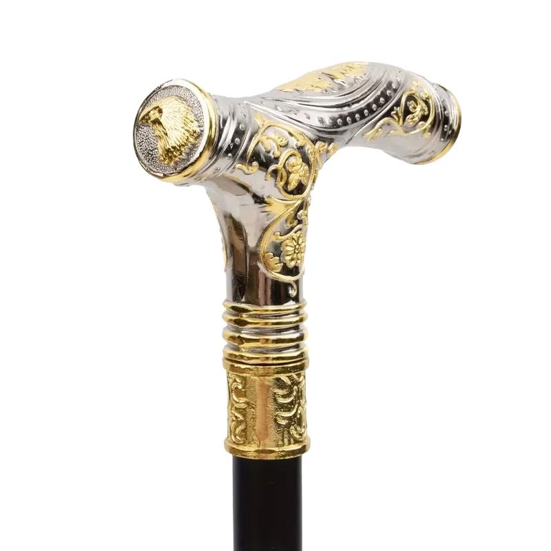 Luxe gouden sierwandelstok "De Aristocraat", 6717LN, Nieuw, Loophulp@outlook.com, Verzenden