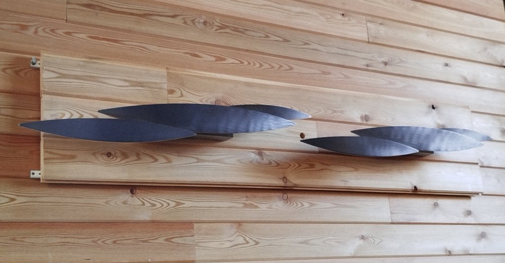 Set van 2x brushed nikkel wandlamp I Lucci Argentati-Terzani, Overige fittingen, Ophalen of Verzenden, Zo goed als nieuw, Overige merken