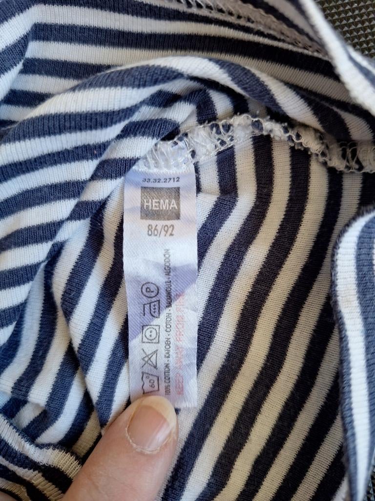 Sailor tshirt Maat 86, Hema, Onbekend, Ophalen of Verzenden, Zo goed als nieuw