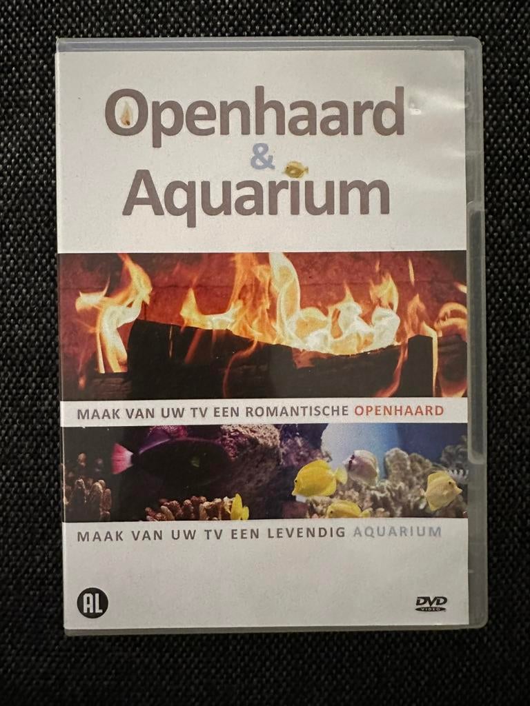 DVD Openhaard & Aquarium, Cd's en Dvd's, Alle leeftijden, Ophalen of Verzenden, Zo goed als nieuw