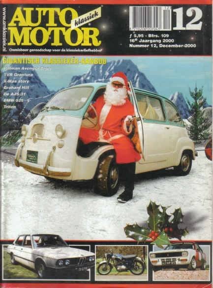 AMK 12 2000: BMW 525 - Austin Mini Cooper Van - TVR Grantura, Ophalen of Verzenden, Gelezen, Algemeen