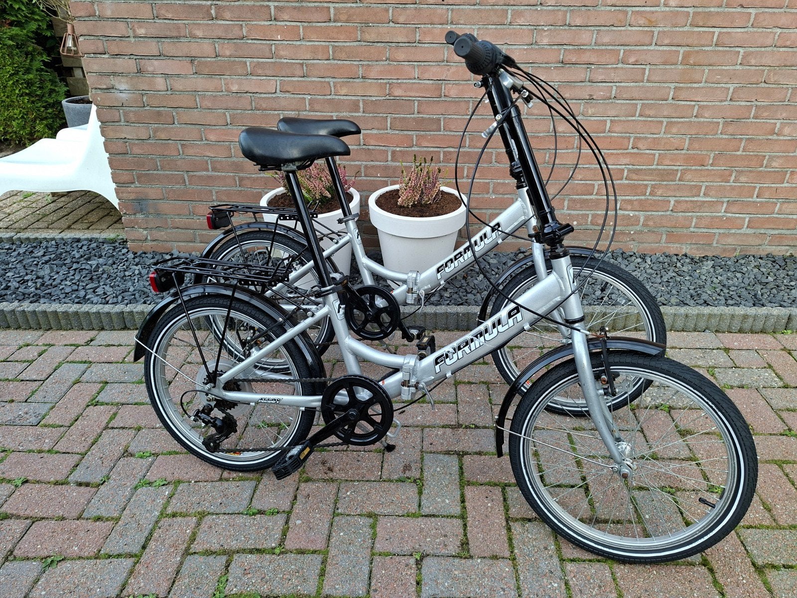 Set vouwfietsen  Formula  met versnellingen, Fietsen en Brommers, Ophalen, Gebruikt, 20 inch of meer, Versnellingen