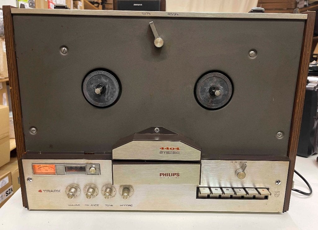 PHILIPS N4 404 HiFi Stereo 4Track bandrecorder-ongetest, N, N, Ophalen of Verzenden, Philips