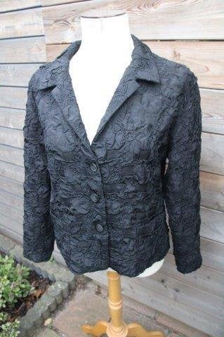 Jasje zwart ML Collections mt L Vaste prijs, Kleding | Dames, Zwart, Maat 42/44 (L), Ophalen of Verzenden, Zo goed als nieuw