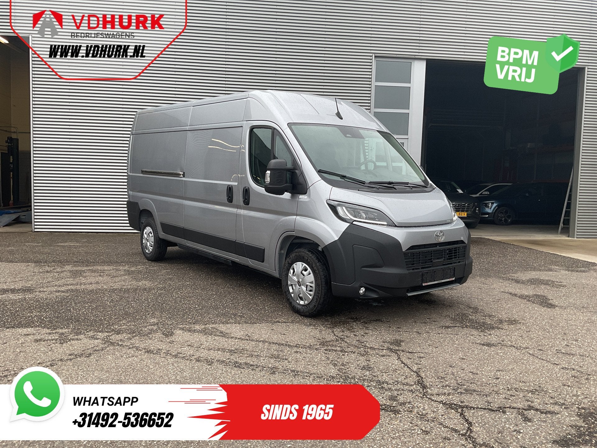 Toyota PROACE MAX ELECTRIC L3H2 110 kWh 378 km WLTP LED/ 270, Stof, Gebruikt, Parkeersensor, 2765 kg
