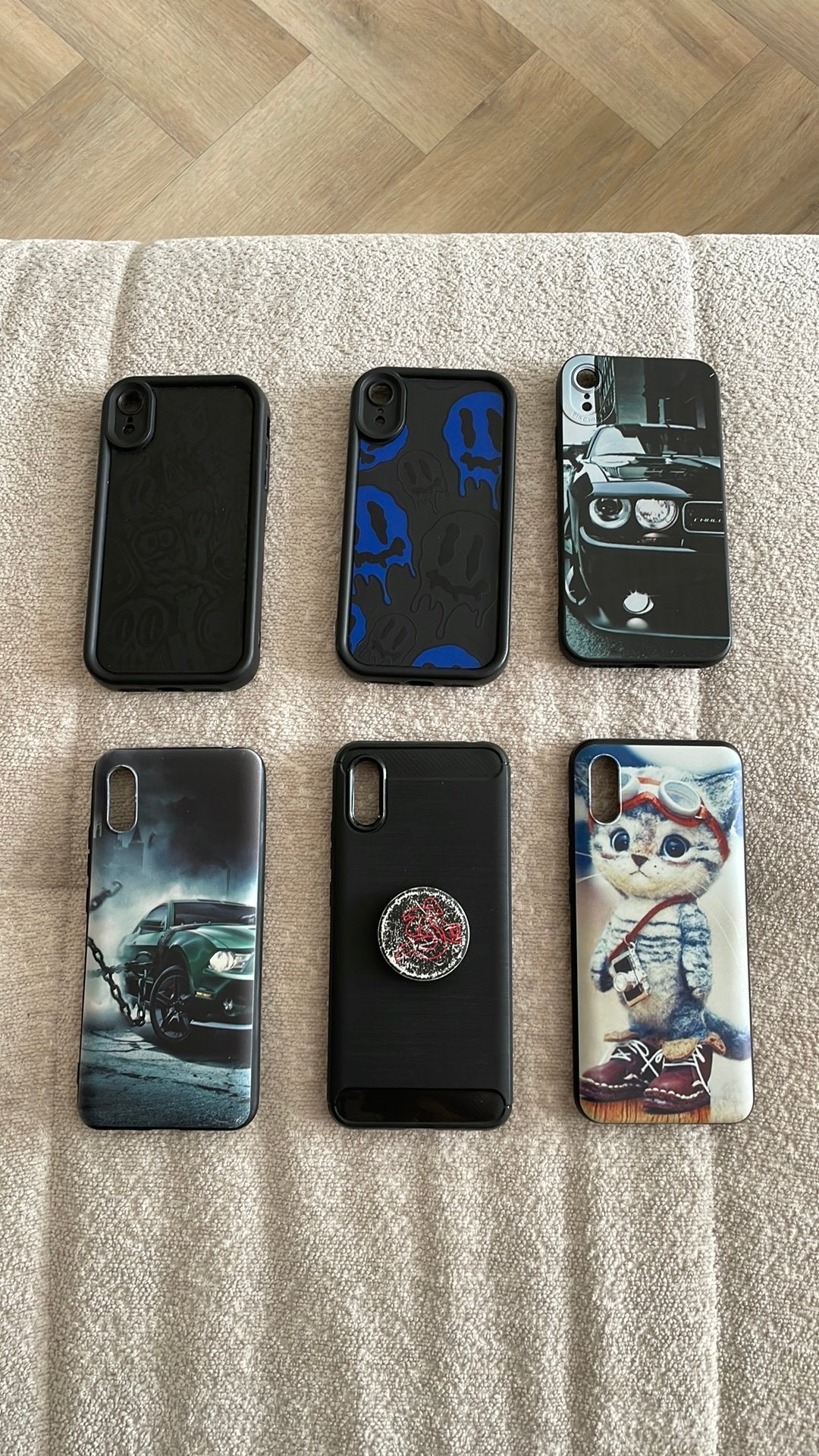 Telefoon hoesjes, Ophalen, Gebruikt