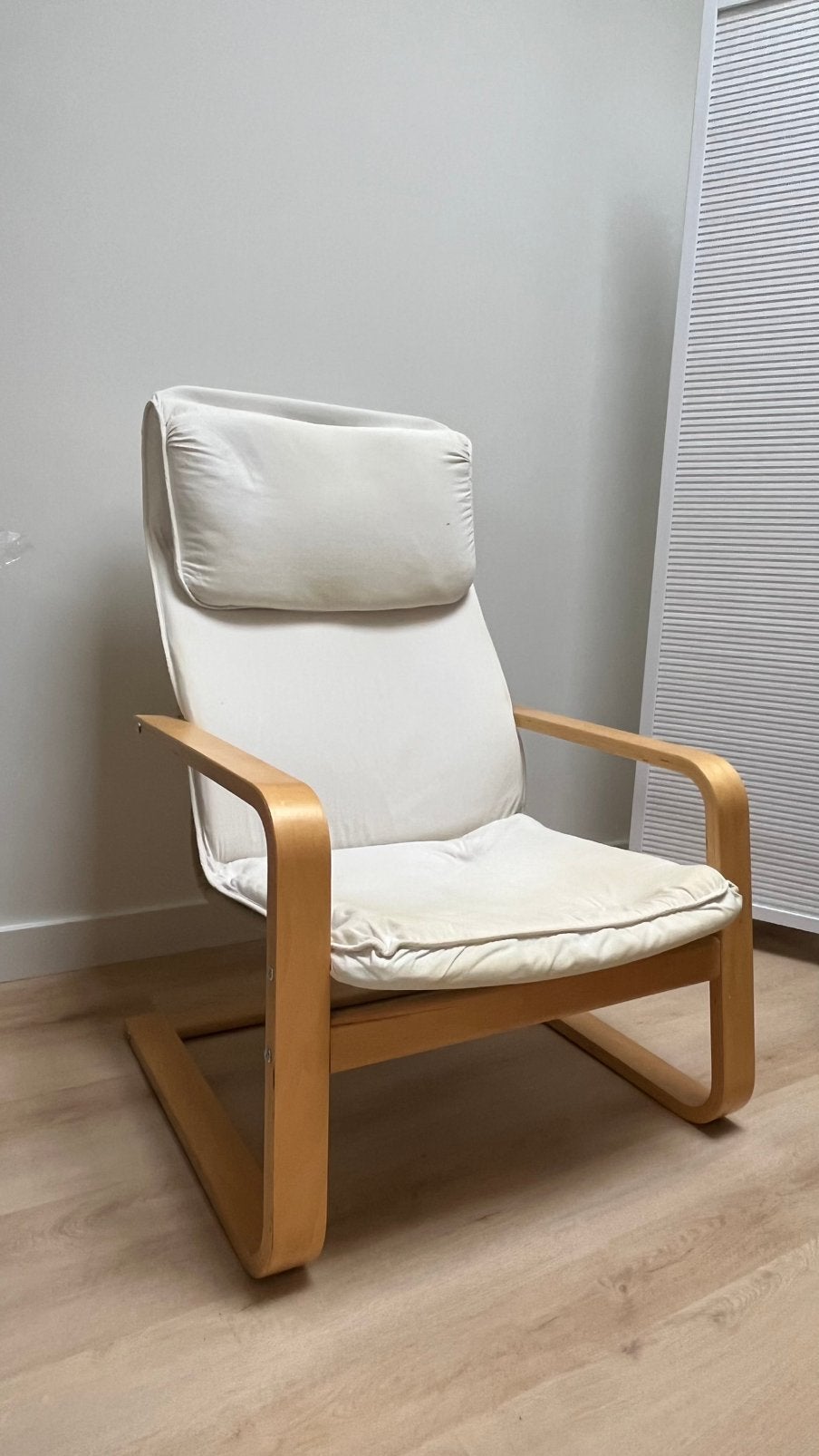 Gratis Ikea Pello Stoel, Huis en Inrichting, Fauteuils, Ophalen, 75 tot 100 cm, Zo goed als nieuw, Stof