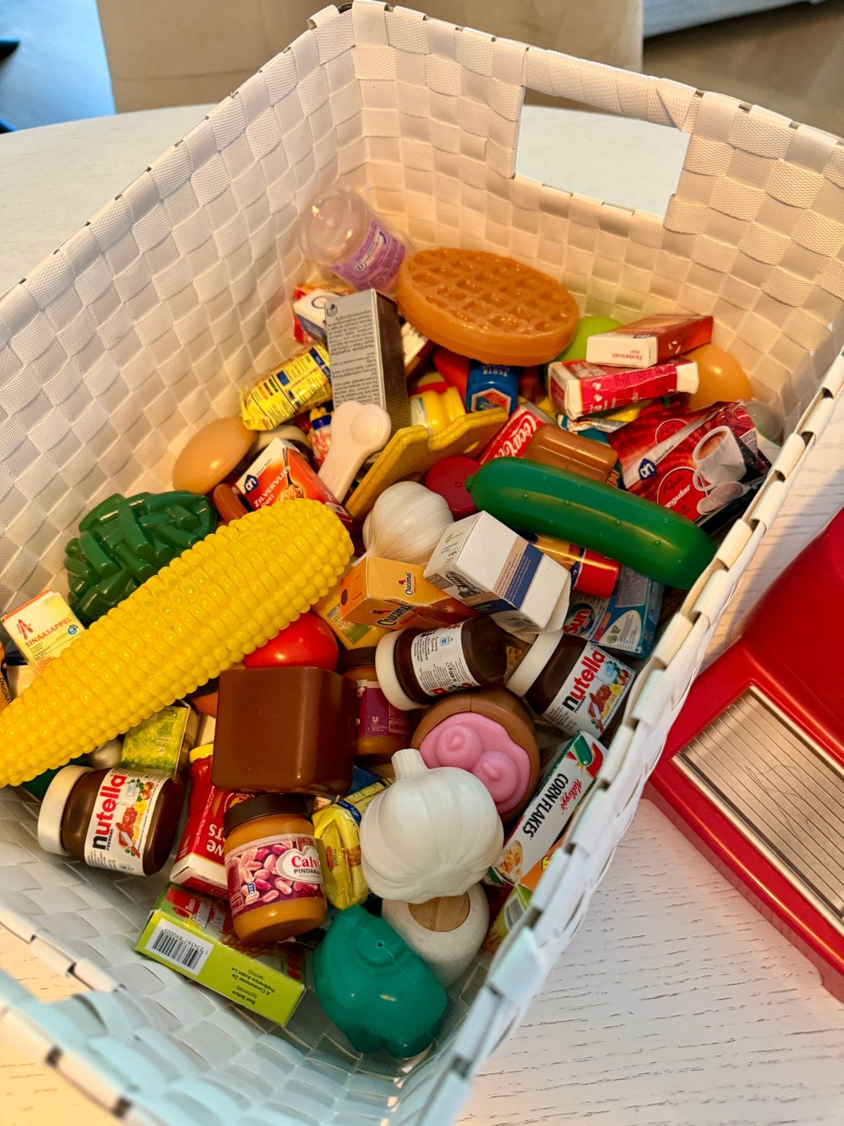 Speelgoed boodschappen en kassa voor kinderen, Ophalen of Verzenden, Gebruikt, Jongen of Meisje