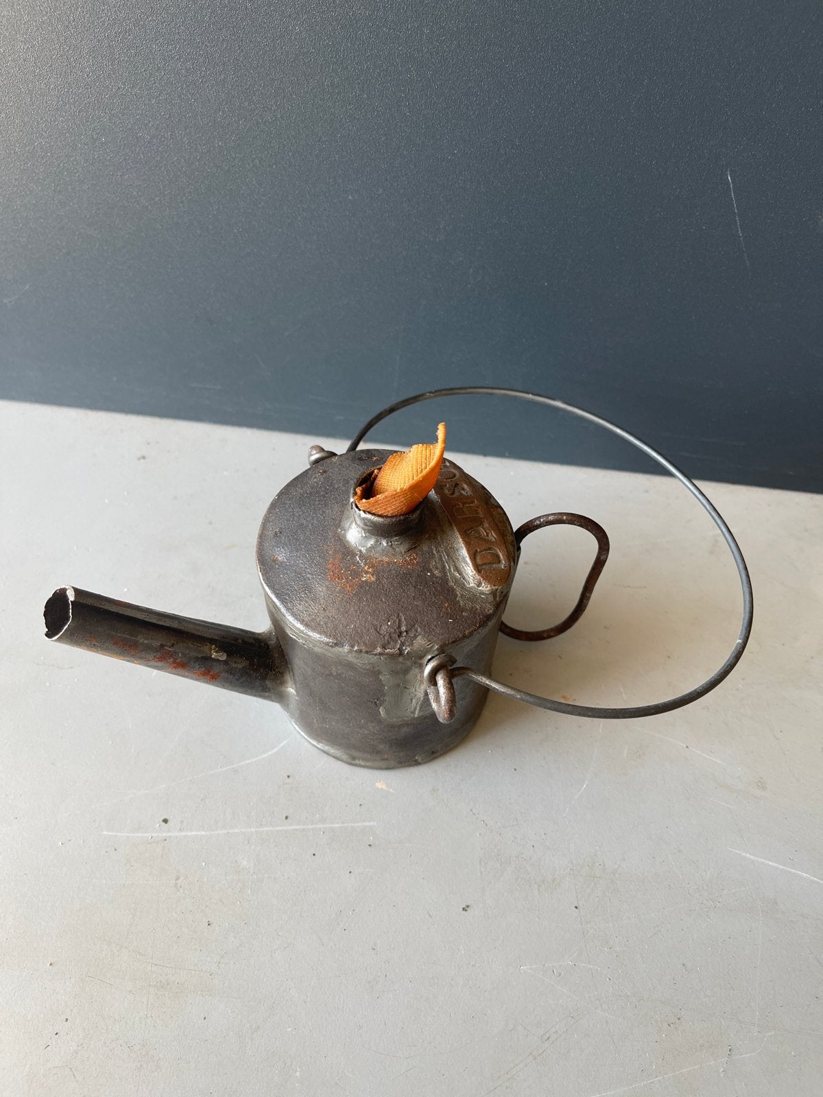 Antieke Darsons olielamp, Antiek en Kunst, Antiek | Lampen, Ophalen of Verzenden