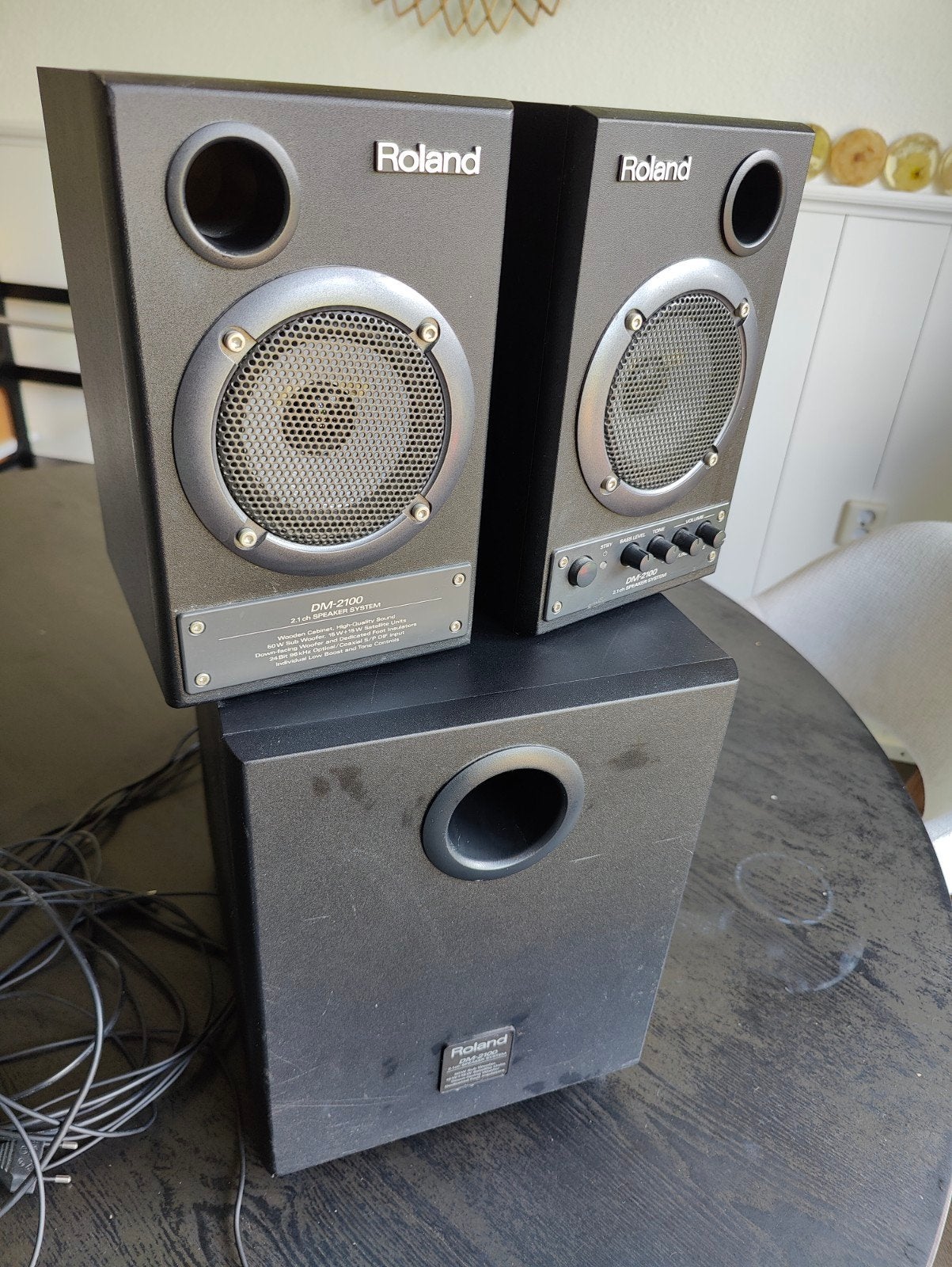 Roland DM-2100 2.1 Speaker Systeem - Gebruikt, Ophalen, Gebruikt