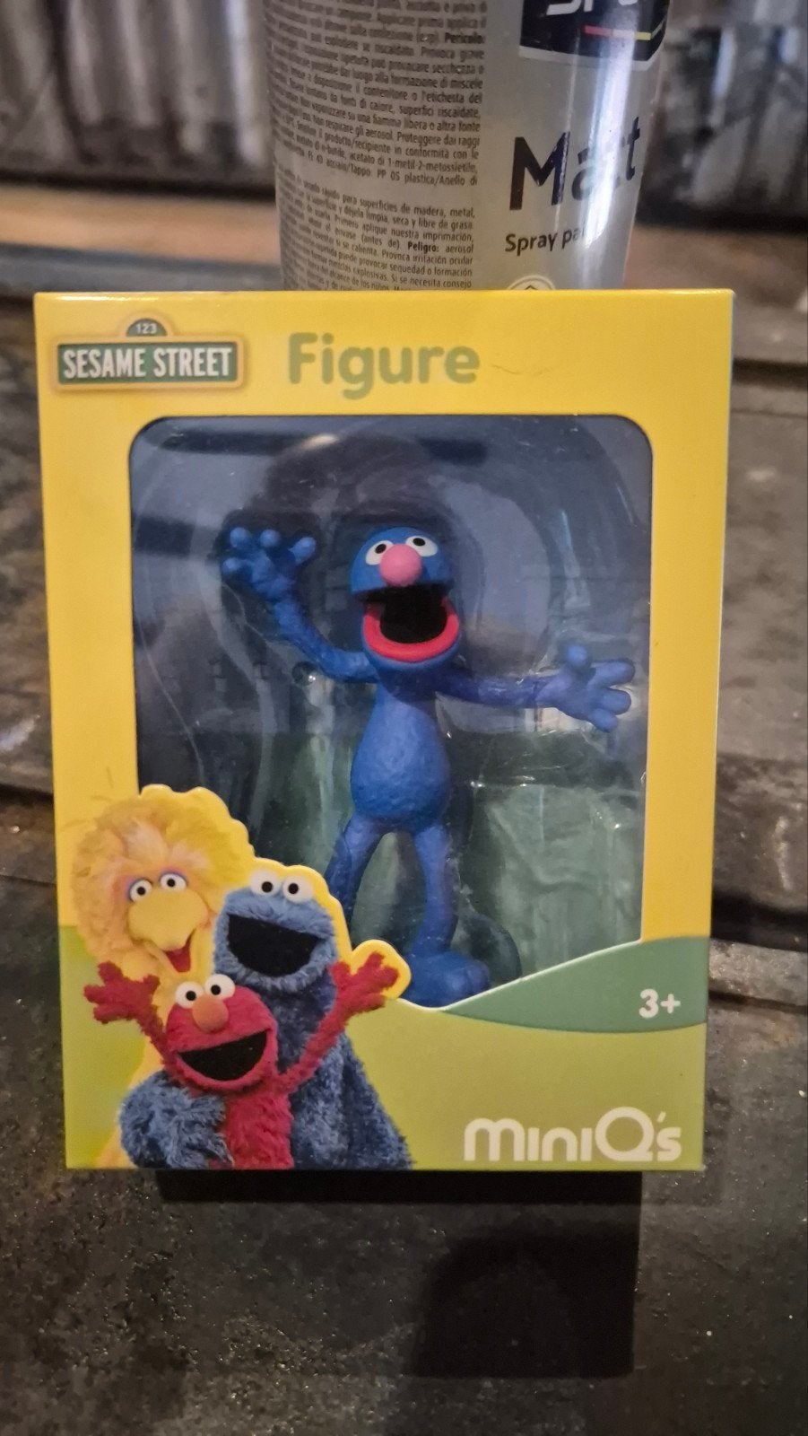 Sesamstraat Grover Figuur - MiniQ's Collectible, Ophalen of Verzenden