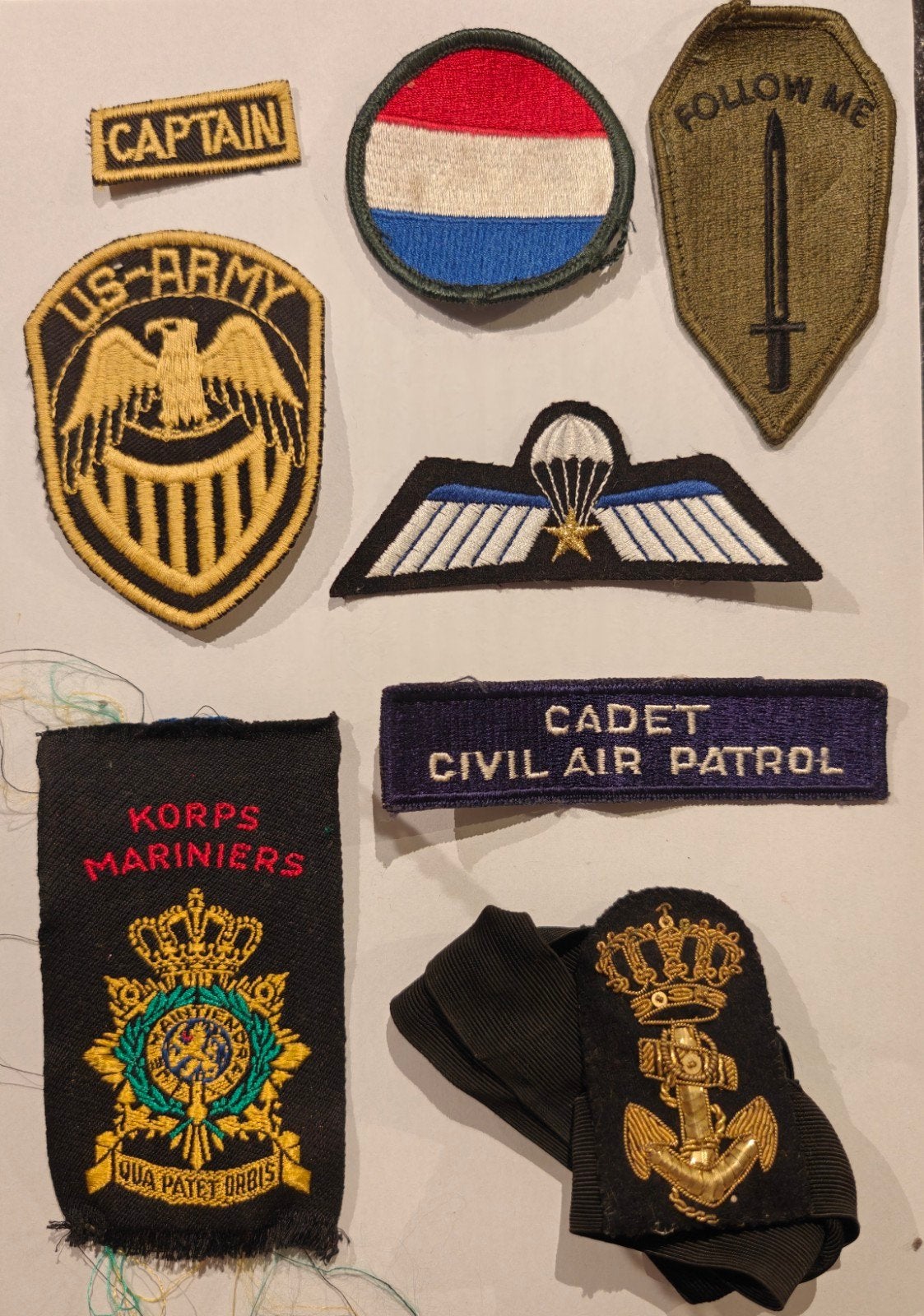 Diverse Militaire Emblemen en Badges, Ophalen of Verzenden, Landmacht, Amerika, Embleem of Badge