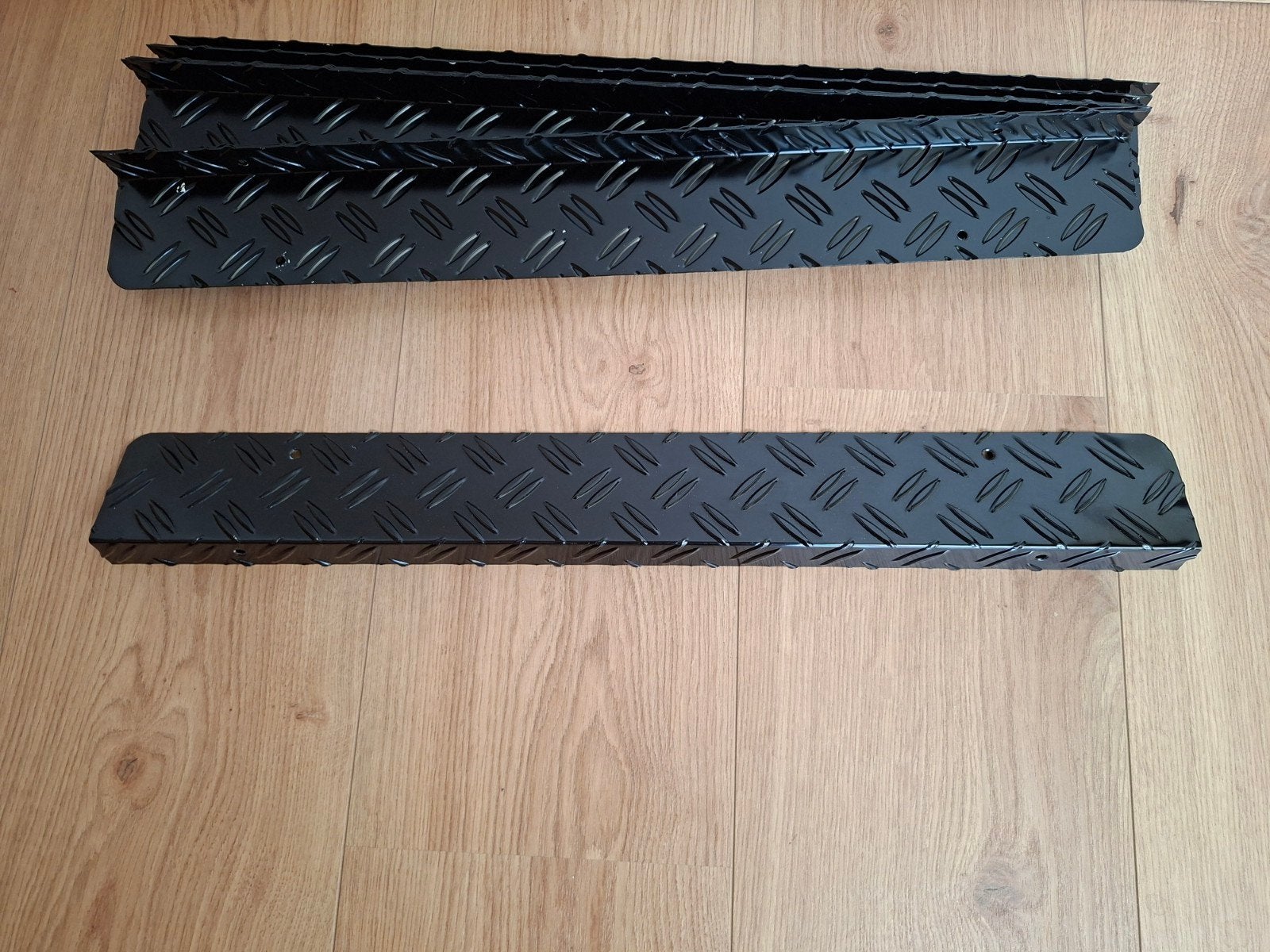 13x Zwart Aluminium Trapneusprofiel 60cm met Schroeven, Ophalen of Verzenden, Zo goed als nieuw