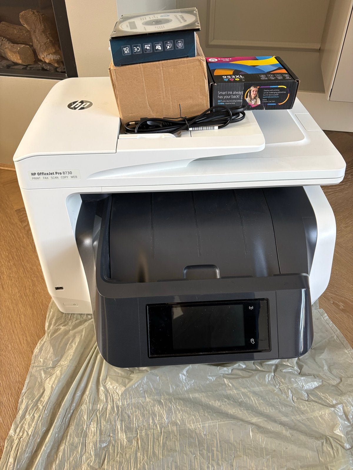 HP OfficeJet Pro 8730 All-in-One printer (defect), Ophalen, Kopieren, Inkjetprinter, All-in-one
