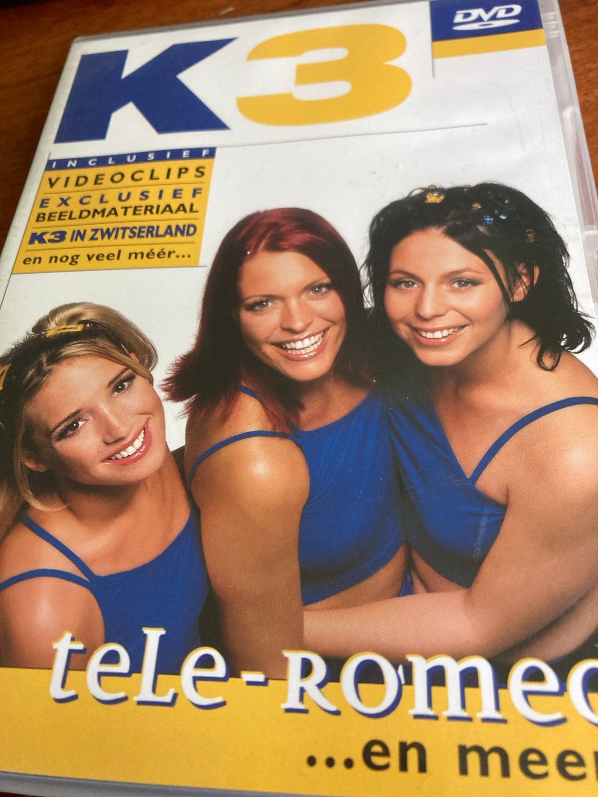 K3 - Tele-Romeo DVD met videoclips en exclusief materiaal, Cd's en Dvd's, Alle leeftijden, Familie, Film, Gebruikt