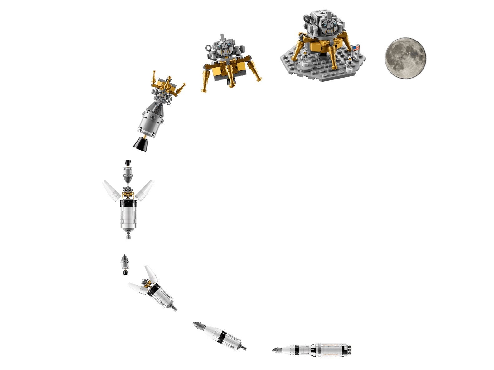 Foto 6 van Lego NASA Apollo Saturn VV29 majesteuze blikvanger